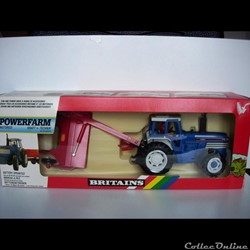 Britains 09383 - Set tracteur Ford TW 35 + faucheuse Vicon