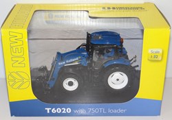 UH 2943 - Tracteur New Holland T6020 + fourche 750TL - X