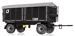 Wiking 7867 - Remorque Kroger Agroliner HKD 302 Black