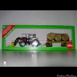 Siku 3955 - Set tracteur Massey Ferguson MF 4270 + remorque - X