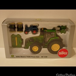 Siku SP019 - Set tracteur John Deere 7430 Power - OUI - X