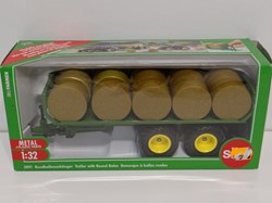 01/2025 - Siku 2891 - Remorque plateau pour balles rondes - X