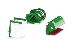 Wiking 7382 - Set 3 godets pour chargeur John Deere