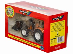 Britains 00226 - Tracteur Renault Cergos 350 avec fourche