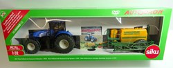 Siku 8511 - Set New Holland T8.290 + épandeur Amazone UG 4500 Novo - X