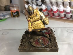 Viking blessé