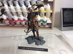 Figurine 54mm, Fauconnier XIIIeme s.