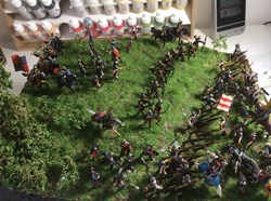 La bataille de Crecy, 1346