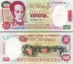 VENEZUELA - PICK 076 d - 1000 BOLIVARES - 1998