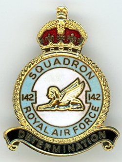 Insigne R.A.F - 142° Squadron (CXLII°)