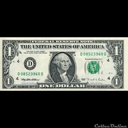 D- 1$ Federal Reserve Notes - Small Size 1995 Series