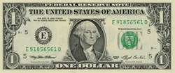 E- 1$ Federal Reserve Notes - Small Size 1993 Series