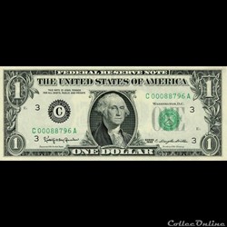 C- 1$ Federal Reserve Notes - Small Size 1963 Series
