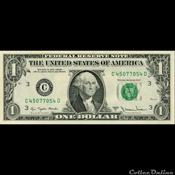 C- 1$ Federal Reserve Notes - Small Size 1977A Series
