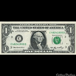 C- 1$ Federal Reserve Notes - Small Size 2006 Series