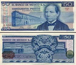MEXIQUE - PICK 073a.LG - 50 PESOS - 1981