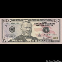 50$ Federal Reserve Notes - Small Size 2009 Series
