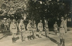 Retour des survivants du 20° Régiment d'Infanterie à Marmande en 1919