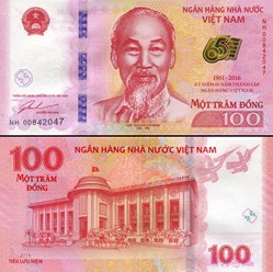 VIETNAM - PICK 125 - 100 ÐONG - 2016