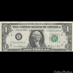 E- 1$ Federal Reserve Notes - Small Size 1969D Series