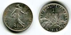 Monnaie trésor Mémé et Pépé - 1918