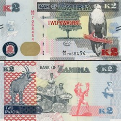 ZAMBIE - PICK 56 c - 2 KWACHA - 2020