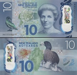 NOUVELLE-ZELANDE - PICK 192 a - 10 DOLLARS - 2015