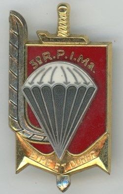 Insigne Parachutistes - 3° Régiment de Parachutistes d'Infanterie de Marine