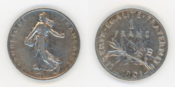 Semeuse 1 Franc 1901