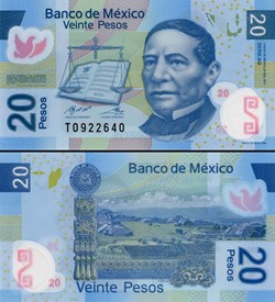 MEXIQUE - PICK 122ag - 20 PESOS - 2017