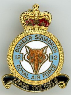 Insigne R.A.F - 12° Squadron (XII°)