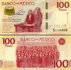 MEXIQUE - PICK 130 - 100 PESOS - 2021
