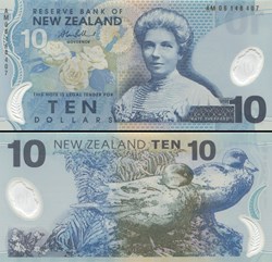 NOUVELLE-ZELANDE - PICK 186 b - 10 DOLLARS - 2007