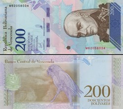 VENEZUELA - PICK 107b - 200 BOLIVARES - 2018