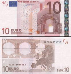10 EUROS - SIGNATURE DUISENBERG - PICK 2 Z - BELGIQUE