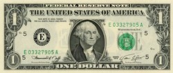 E- 1$ Federal Reserve Notes - Small Size 1974 Series