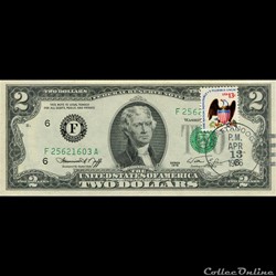 F- Atlanta District - 2$ Federal Reserve Notes - Small Size 1976 Series