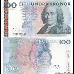 SUÈDE - PICK 65 c 3 - 100 KRONOR - 2009