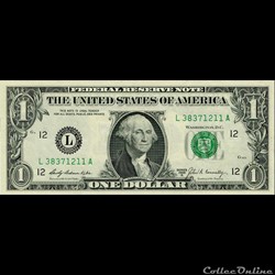 L- 1$ Federal Reserve Notes - Small Size 1969B Series