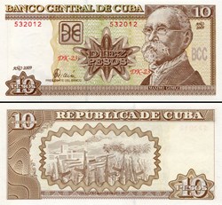 CUBA - PICK 117k - 10 PESOS - 2009