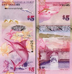 BERMUDES - PICK 58  - 5 Dollars - 2009