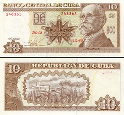 CUBA - PICK 117l - 10 PESOS - 2010