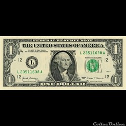 L- 1$ Federal Reserve Notes - Small Size 2017 Series