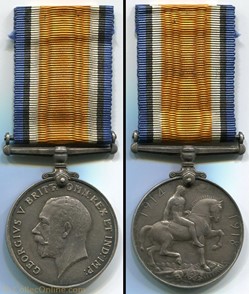 Médaille commémorative 1914-1918 (British War Medal). BWM
