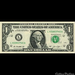 L- 1$ Federal Reserve Notes - Small Size 2013 Series