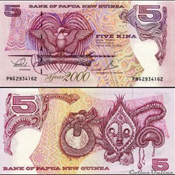 PAPOUASIE NOUVELLE GUINÉE - PICK 19 - 5 KINA - 2000