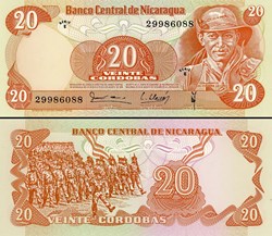 NICARAGUA - PICK 135  - 20 CORDOBAS - 1979