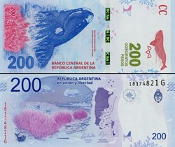 ARGENTINE - PICK 364b - 200 PESOS - 2018
