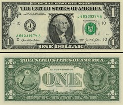 J- 1$ Federal Reserve Notes - Small Size 2021 Series