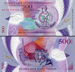 VANUATU - PICK 12Aa - 500 VATU - 2017